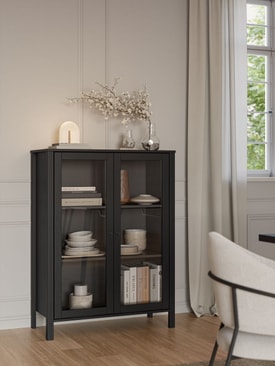 MUEBL.AUX. ALESSANDRA 2P NEGRO miniatura 5