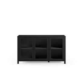 Aparador Alessandra 3 puertas negro miniatura 7