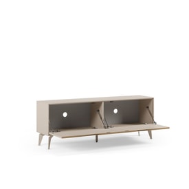 MUEBLE TV JADEN 2P 150CM CREMA/ROBLE miniatura 2