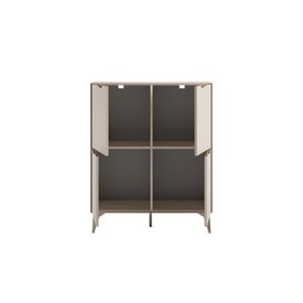 Mueble Auxiliar Alto Jaden 4 Puertas Crema miniatura 2