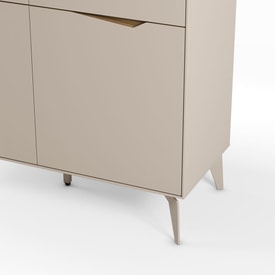Mueble Auxiliar Alto Jaden 4 Puertas Crema miniatura 4