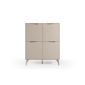 Mueble Auxiliar Alto Jaden 4 Puertas Crema miniatura 6