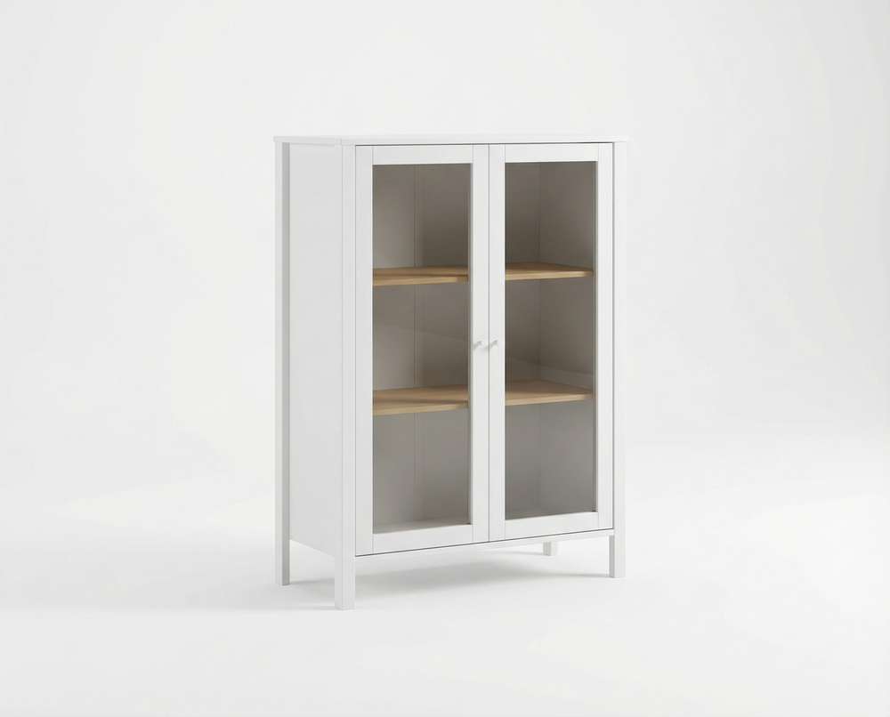 MUEBL.AUX. ALESSANDRA 2P BLANCO/ROBLE