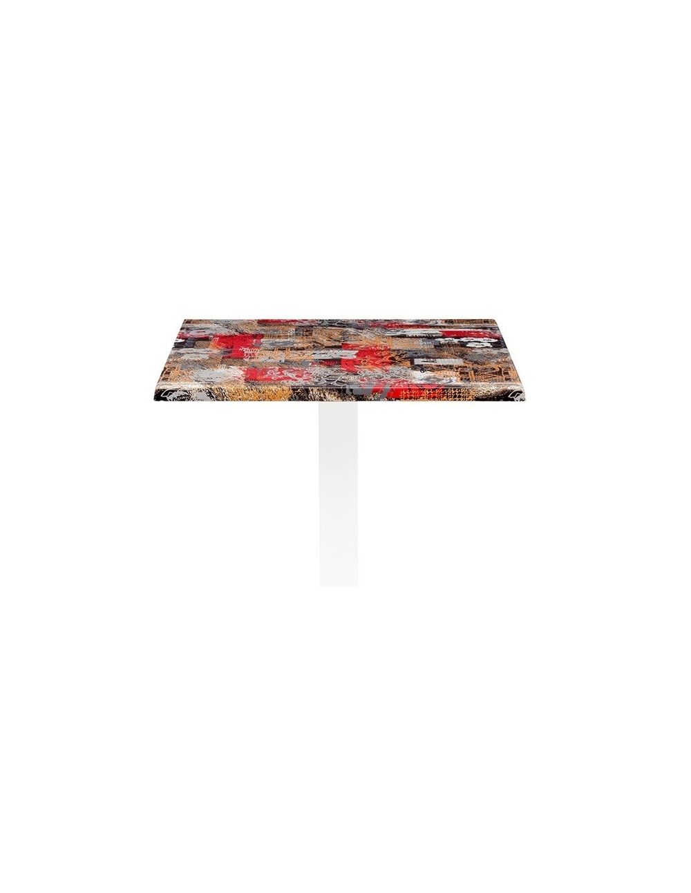 Tablero de mesa Werzalit Alemania, BABYLON 213, 70 x 70 cms*