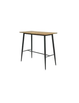 Mesa alta NITRA, metal, tapa DM 6064 vintage, 120 x 60 cms