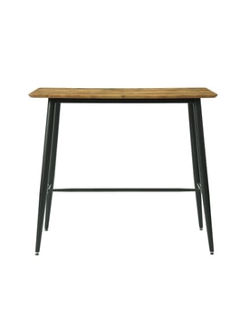Mesa alta NITRA, metal, tapa DM 6064 vintage, 120 x 60 cms miniatura 2