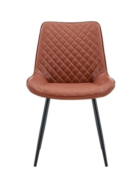 Silla FELICIA, metal, tapizado similpiel vintage 20 miniatura 2