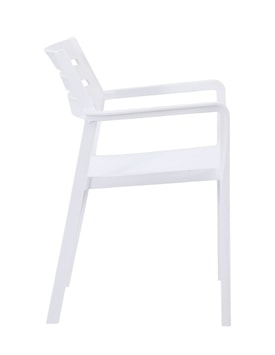 Sillón MADEIRA, apilable, polipropileno blanco miniatura 3