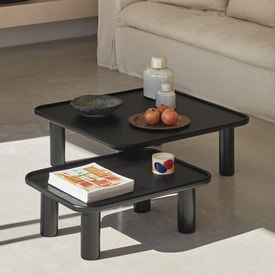 Set de mesas de centro nido Nest negro