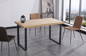 Mesa Comedor Natural 140X80 Cm Color Marrón