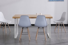 Mesa Comedor Natural 140 X 80 Cm Color miniatura 3