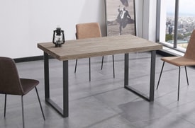 Mesa Comedor Natural 140X80 Cm Color Marrón miniatura 4