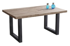 Mesa Comedor Fija 160 X 100 Cm Marrón