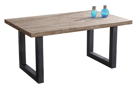 Mesa Comedor Fija 160 X 100 Cm Marrón