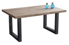 Mesa Comedor Fija 160 X 100 Cm Marrón miniatura 2