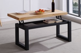 Mesa Centro Elevable Marrón