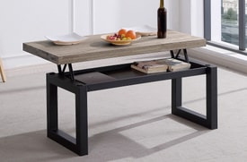Mesa Centro Elevable Marrón miniatura 2