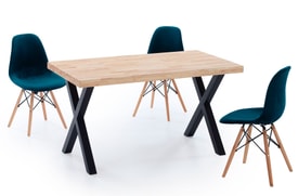 Mesa Comedor Fija Roble miniatura 4
