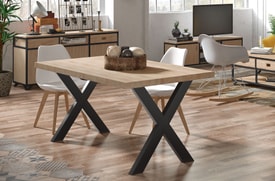 Mesa Comedor Fija Roble miniatura 5