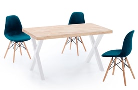 Mesa Comedor Fija Color Roble miniatura 3