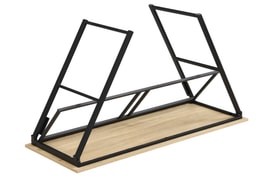 Mesa Estudio Plegable Roble miniatura 4