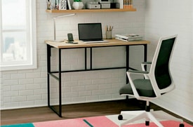 Mesa Estudio Plegable Roble miniatura 7
