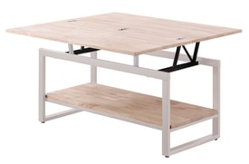 Mesa Centro Elevable Roble miniatura 2