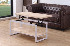 Mesa Centro Elevable Roble miniatura 4