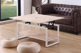 Mesa Centro Elevable Roble miniatura 5