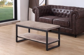 Mesa Centro Elevable Y Extensible Color Marrón miniatura 3