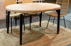 Mesa Comedor Redonda Extensible miniatura 10