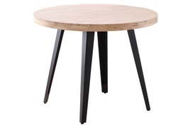 Mesa Comedor Redonda Roble miniatura 2