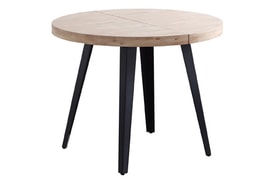 Mesa Comedor Redonda Extensible Roble miniatura 1