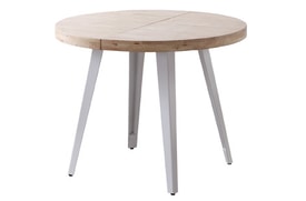 Mesa Comedor Redonda Extensible Roble Nordish 100-180 Cm miniatura 1