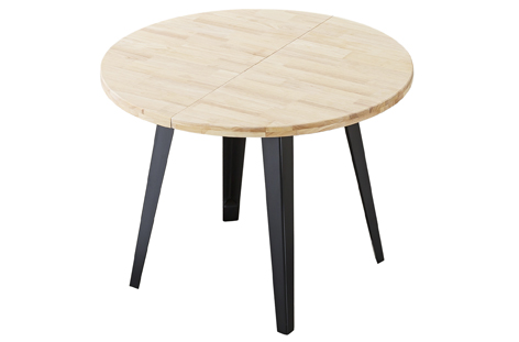 Mesa Comedor Redonda Extensible Roble