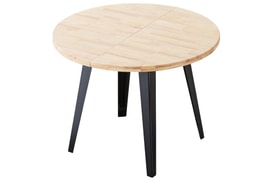 Mesa Comedor Redonda Extensible Roble miniatura 2