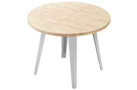 Mesa Comedor Redonda Extensible Roble miniatura 2