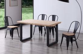 Mesa Comedor Extensible Roble Nordish miniatura 3