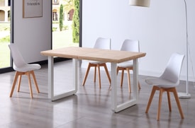 Mesa Comedor Extensible Roble miniatura 3