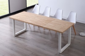 Mesa Comedor Extensible Roble miniatura 5