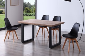 Mesa Comedor Extensible Roble miniatura 3