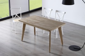 Mesa Comedor Fija Madera Roble miniatura 3