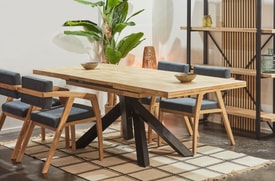 Mesa Comedor Extensible Roble miniatura 10