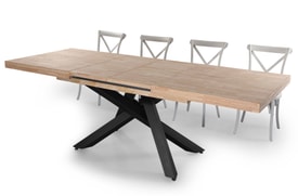 Mesa Comedor Extensible Roble miniatura 7