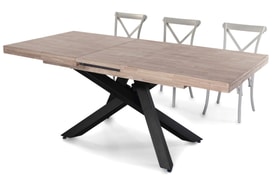 Mesa Comedor Extensible Roble Honey 160-240 Cm miniatura 6