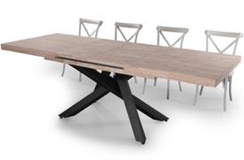 Mesa Comedor Extensible Roble Honey 160-240 Cm miniatura 7