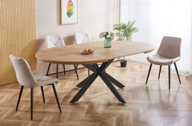Mesa Comedor Redonda Extensible Oak miniatura 8