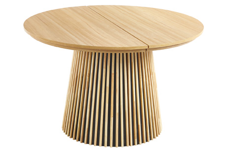 Mesa Comedor Redonda Extensible Oak