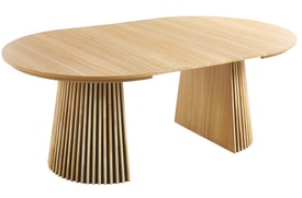 Mesa Comedor Redonda Extensible Oak miniatura 3