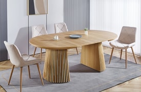 Mesa Comedor Redonda Extensible Oak miniatura 8
